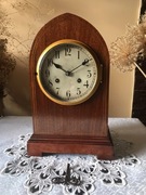 Zegar GUSTAV BECKER werk P21 Graham 1908 mahoń lancet neogotyk loft