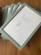 10 x IKEA FISKBO ramka jasny szarozielony 21x30