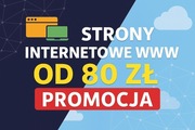Proste STRONY INTERNETOWE już od 80 ZŁ - Szybkie, Nowoczesne i Niezawodne