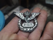 Odznaka - Kolej pruska 25- Lecie . Srebro . 