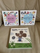 Książeczki ruchome obrazki, z okienkami i dźwiękowa zestaw dla maluchów