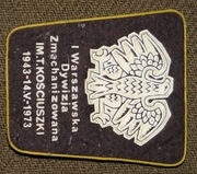 Naszywka 1 WARSZAWSKA DYWIZJA ZMECHANIZOWANA 