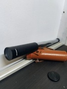 Monokular REVOUE 25x30mm teleskopowy + etui skórzane VINTAGE