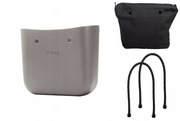 Nowa Torebka O bag Standard Szara organizer czarny dł czarne Obag