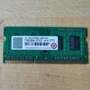 Moduł pamięci RAM 2GB DDR3-1600 SO-DIMM