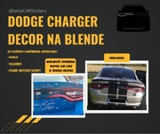 FOLIA NAKLEJKI DECOR NA BLENDE DODGE CHARGER 2015+