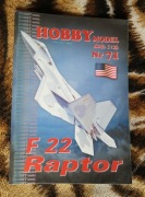 F22 Raptor - wydawnictwo Hobby Model.Oryginał.