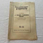 Zeszyt społeczno-naukowy POPROSTU 21, poglądy Einsteina | vintage PRL