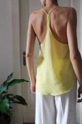 Top lekki żółty na ramiączkach H&M