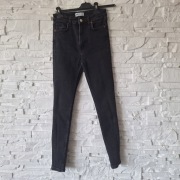 Jeansy skinny ZARA rozm. 36 czarne