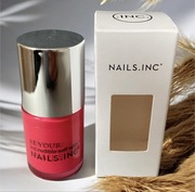 Lakier do paznokci Nails inc malinowy fuksja różowy czerwony 10 ml Nowy
