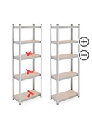 Regał 180x60x30 cm, do 500 kg, 2szt.