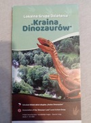 Opolska Kraina Dinozaurów mapa turystyczna Okolice Opola ,Turawy 