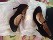 zamszowe szpilki pier one 40 .25,5 cm obcas 10 cm 