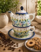 Filiżanka ceramiczna Tea for one imbryk ceramika Bolesławiec