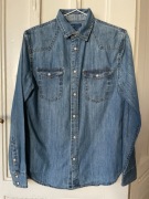 męska koszula dzinsowa zara 38