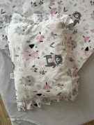 Pościel w wypełnieniem i prześcieradłem żłobek przedszkole 