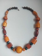 Korale drewniane 63 cm PRL