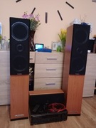 Amplituner TECHNICS SA-EX300 +zmodyfikowane Kolumny  VOICE KRAFT