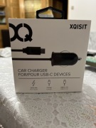 Ładowarka samochodowa z kablem USB-C Xqisit 2.4A