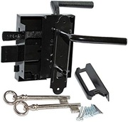 Zamek skrzynkowy w stylu wiejskim z ryglem - LEWY