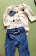 Komplet body i spodenki 68 