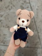 Maskotka ręcznie robiona, miś dla chłopca idealny na prezent