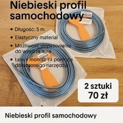 Niebieski profil samochodowy 2 sztuki – 70 zł (z narzędziem)
