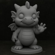 Mały przyjazny smok - figurka kolekcjonerska  RPG