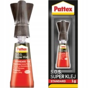 Klej Pattex S.O.S. Super Glue Mocny Błyskawiczny 1g