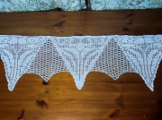 Szydełkowy lambrekin 120x35