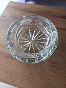 Popielnica kryształowa PRL 