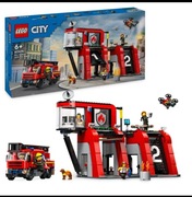 LEGO City Remiza strażacka z wozem strażackim 60414