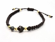 Bransoletka regulowana, afrykański turkus, kamienie naturalne, prezent