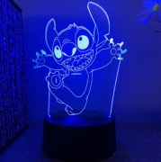 Kreskówka Stitch figurka 3D LED