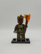 Minifigurka Groot z Toporem Marvel Kompatybilna z LEGO