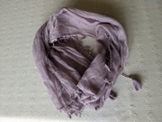Szal damski jasnoróżowy / chusta 180x72 cm
