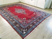 Przepiękny Irański ręcznie tkany wełniany dywan Meshed 210x320cm