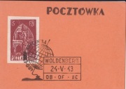 Kopernik-Woldenberg OFLAG II C-Pocztówka-1943-Gwar.