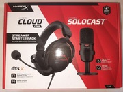 HyperX Streamer Starter Pack słuchawki Cloud Core + mikrofon SoloCast