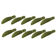 LEGO Liść 2x6x1 Palma roślina 3565 6510114 Olive Zielony oliwkowy 10szt