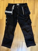 SPODNIE MONTERSKIE BULDOG 56 czarne 92-96 pas