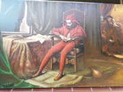 Obraz olejny Stańczyk