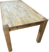 Stół z litego drewna dębowego 180 cm 90 cm 180x90 dąb używany