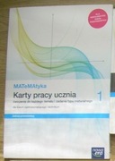 Podręcznik, karta pracy do szkoły średniej Nowa Era, matematyka, cz. 1