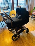 Cybex Priam 2.0 Rose Gold 2w1 plus fotelik Cloud Z