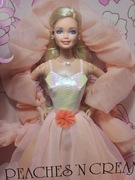 Barbie Peaches n Cream Barbie Doll, Blonde Hair Superstar 