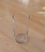 Wazon szklany prosty, flakon na kwiaty bukiety