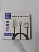 Kabel 3w1 Telefon do TV