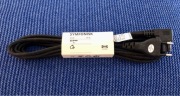 SYMFONISK Kabel zasilający, tkanina/czarny NOWY